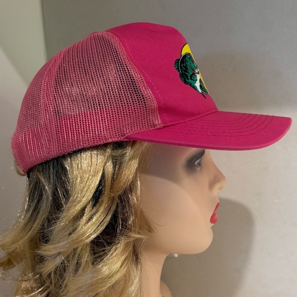 Bass Pro Shops "Gone Fishing" Pink Trucker Hat - Unisex - Picture 5 of 10